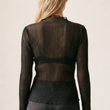 Chiffon Long Sleeve Top
