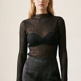 Chiffon Long Sleeve Top