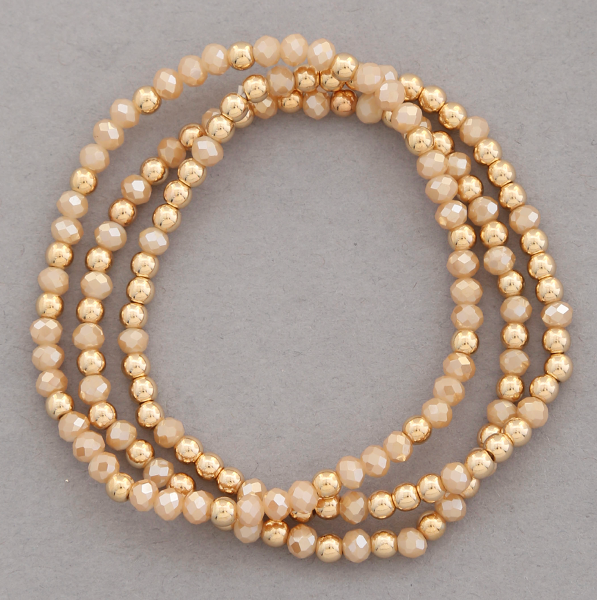 Multicolor Beaded Bracelet - natural, womens bracelet collection