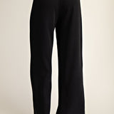 Stretch Woven Relaxed Straight Trousers