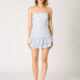 Lace Tube Top - Sky, Women's Tops Collection