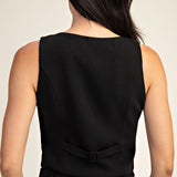 Asymmetric Front Open Scooped Neckline