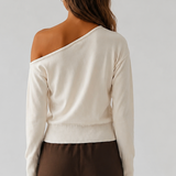One Shoulder Knit Top