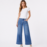 Vervet - High Rise Super Soft Baggy Cuffed Wide