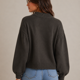 Knit Jacket With Frayed Hem