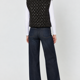 Cropped Quilted Vest
