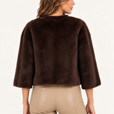 Faux Fur Caplet