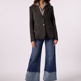 Blazer with Sweater Insert