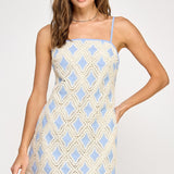 Diamond Crochet Mini Dress
