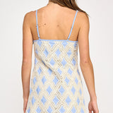 Diamond Crochet Mini Dress