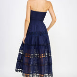 Eyelet Lace tube Dress