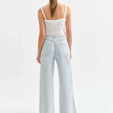 Daze - Madison Mid Rise Wide Leg - light denim, womens jean collection