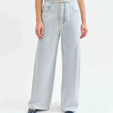 Daze - Madison Mid Rise Wide Leg - light denim, womens jean collection