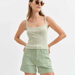 Blossom Tank Top - Pistachio, Women's Tops Collection