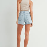 Just Black - Patch Pocket Short