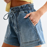 Just Black - Pull On Patch Pocket Short