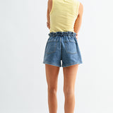 Just Black - Pull On Patch Pocket Short