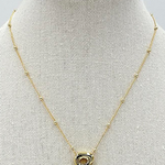 Chunky Bubble B Necklace