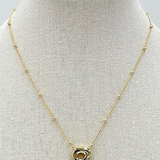 Chunky Bubble B Necklace