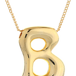 Chunky Bubble B Necklace
