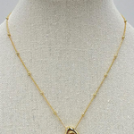 Chunky Bubble D Necklace