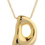 Chunky Bubble D Necklace