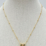 Big Initial H Necklace