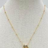 Chunky Bubble P Necklace