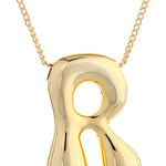 Big Initial R Necklace