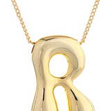 Big Initial R Necklace