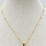 Big Initial V Necklace