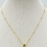 Big Initial V Necklace