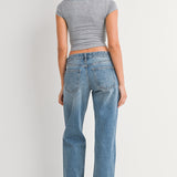 Just Black - Low Rise Relaxed Straight Leg