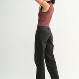 Just Black - Low Rise Relaxed Straight Leg