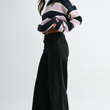 Just Black - Clean Hem Wide Leg