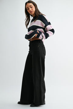 Just Black - Clean Hem Wide Leg