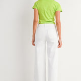 Just Black - Mini Patch Pocket Flare