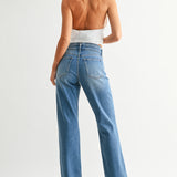 Just Black - Waistband Detail Wide Leg