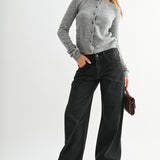 Just Black - Baggy Wide Leg