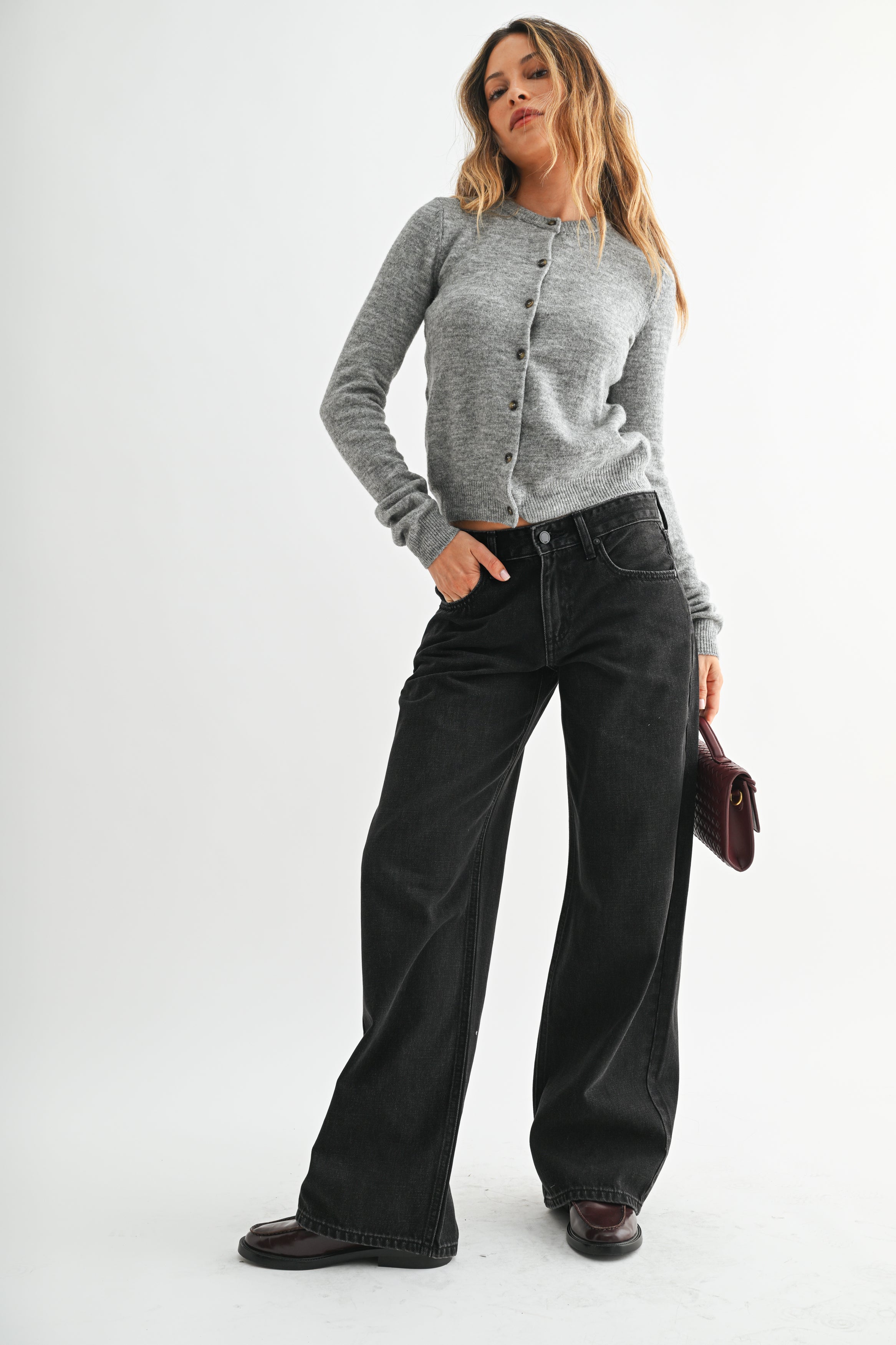 Just Black - Baggy Wide Leg