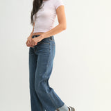 Just Black - Cuffed Wide Ankle