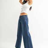Just Black - Seamed Wide Leg