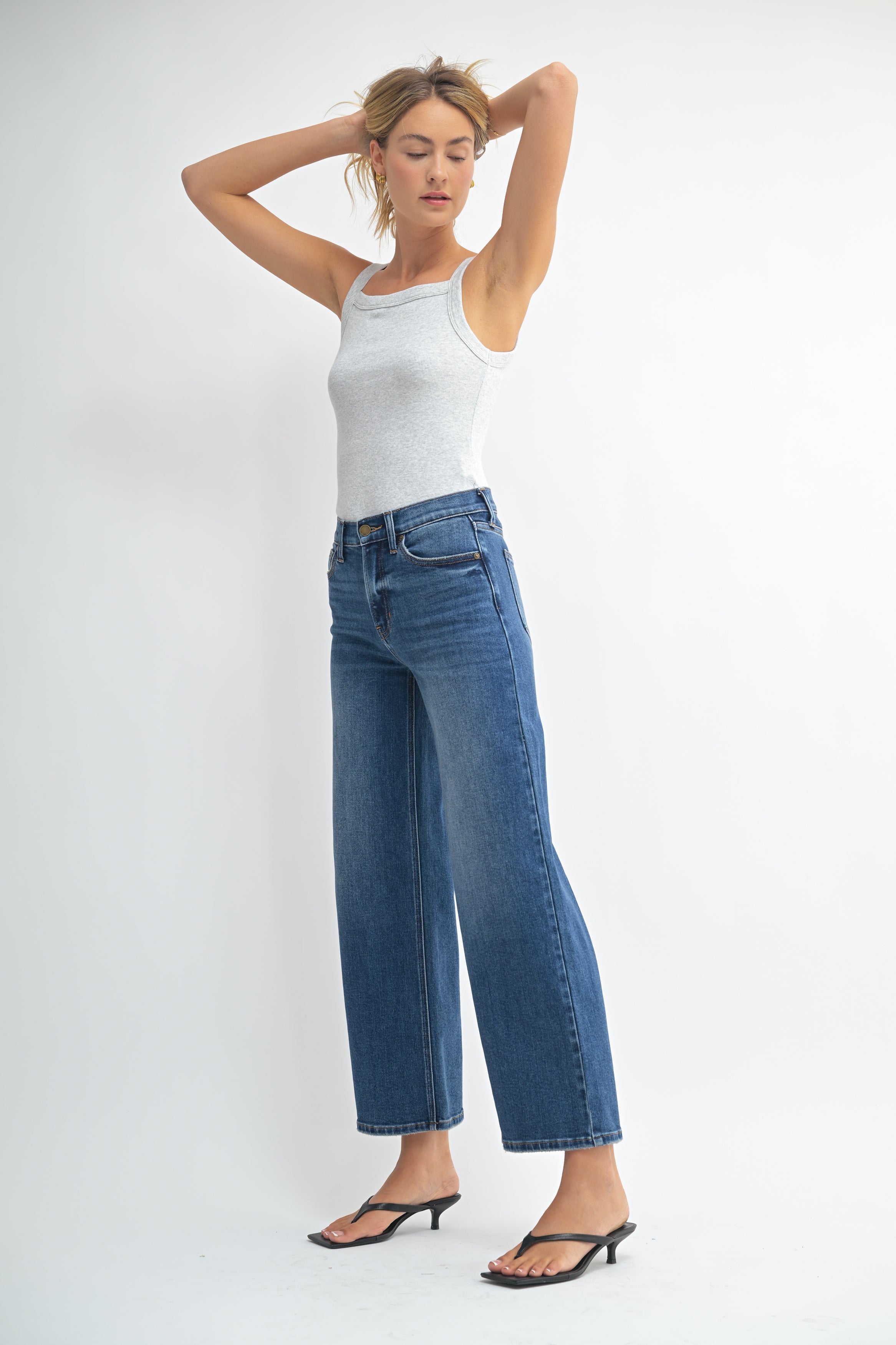 Just Black - Relaxed Vintage Straight - dark denim, womens jean collection