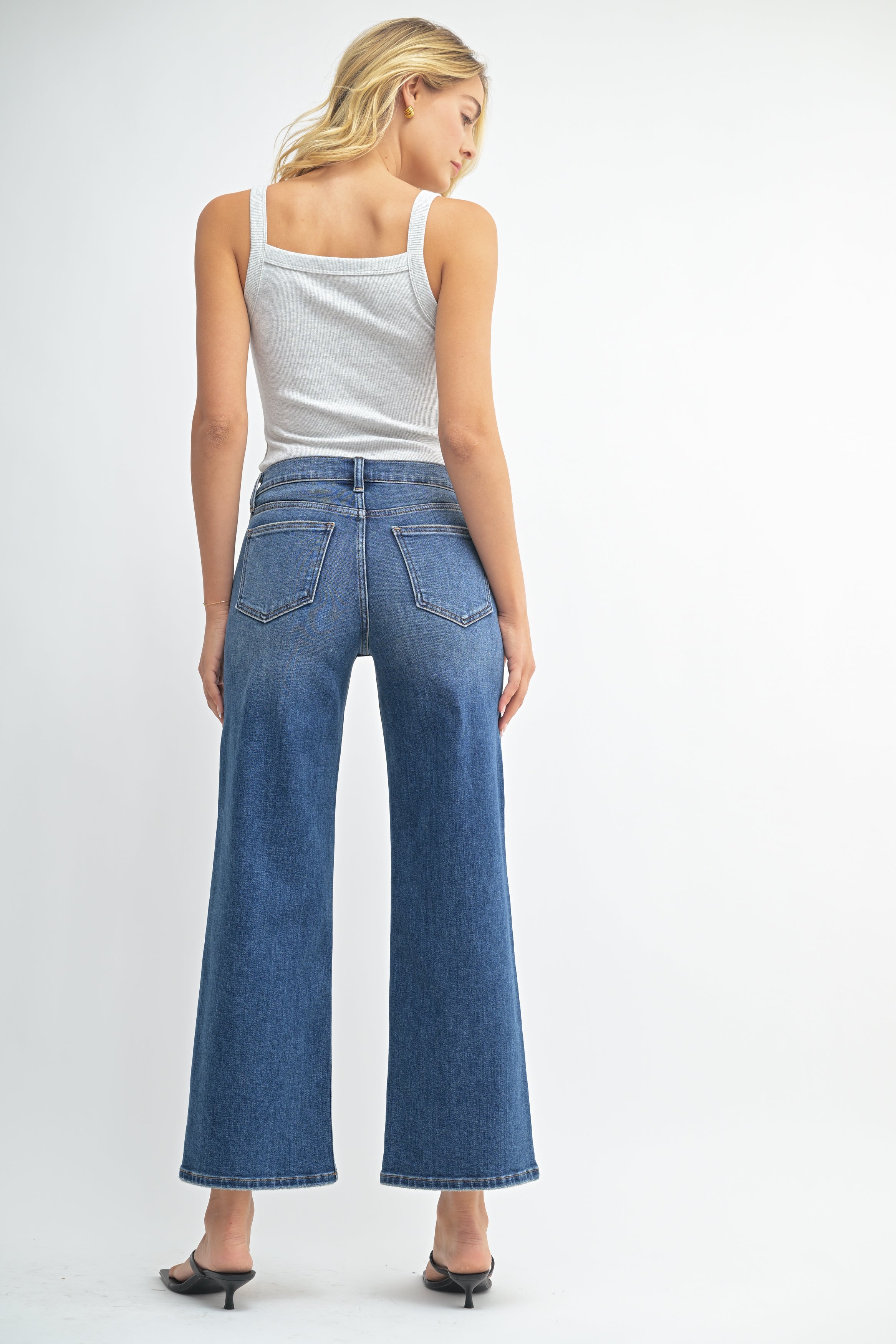 Just Black - Relaxed Vintage Straight - dark denim, womens jean collection