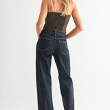 Just Black - Cuffed Wide Leg