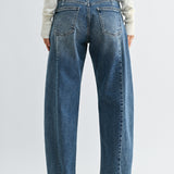 Just Black - Two Tone Barrel Jean