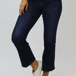 Dear John - High Rise Flare - dark denim, womens jean collection