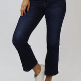 Dear John - High Rise Flare - dark denim, womens jean collection