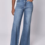 Dear John - High Rise Wide Leg - medium denim, womens jean collection