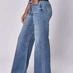 Dear John - High Rise Wide Leg - medium denim, womens jean collection